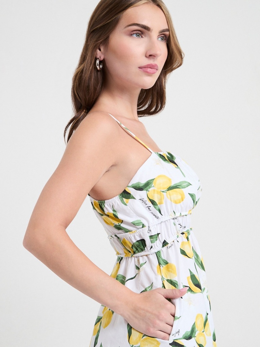 Ricki’s Poplin Sundress with Lemon Print Size S